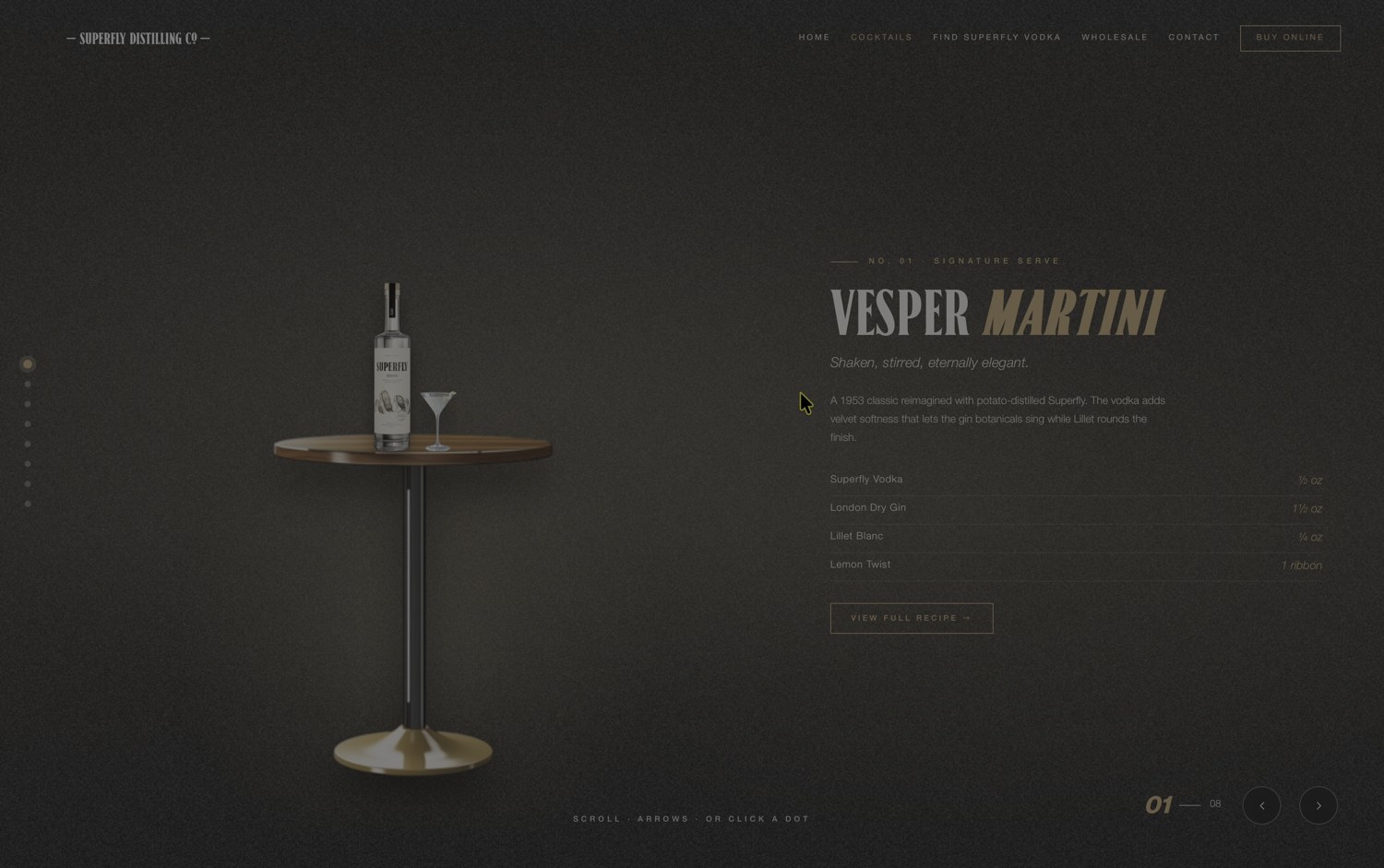 Superfly cocktail content